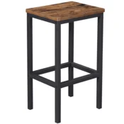 shumee Temno rjav barski stol za kuhinjo, moderen, BEGRYF 40x30x65