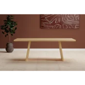 Venture Design Jedilna miza Logga 210x100x76 cm naravna