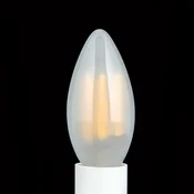 ORION LED žarulja E14 C35, mat, 6W, 2.700 K, 720 lm, prigušiva - bijela mat - Staklo