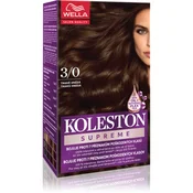 Wella Koleston Supreme barva za lase odtenek 3/0 Dark Brown 100 ml