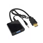 E-GREEN HDMI (M) - VGA (F) sa audio kablom