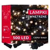 Springos novoletne lučke 500 LED 3000+6500K 40+1,5m