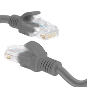 LINQ Ethernet kabel 1,8 m, RJ45 Kategorija 6 Prenos 10 Gbps - 250 MHz, LinQ - siv, (21262218)