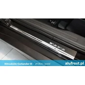 Door sill trims Mitsubishi Outlander 2012-2022 (carbon film)