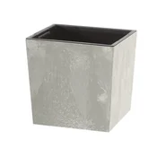 Prosperplast Prevleka za cvetlični lonec URBI SQUARE LOW BETON 2v1 plastika 24x24x24cm