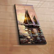 Wallity Dekorativna slika na platnu, 30x70cm, Šarena