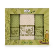 Frotirne kuhinjske krpe Olive Oil set 3 kos