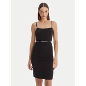 Calvin Klein Vsakodnevna obleka LV047F289G Črna Slim Fit