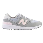 Ženski golf čevlji New Balance 574 Greens V2 Grey/Pink EUR 41