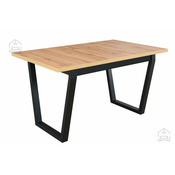 Raztegljiva jedilna miza Ikon 2 - črna/artisan
