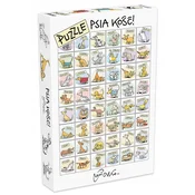 D&R Pasja kost! Uganka - risba Andrzeja Mleczka