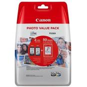 Komplet kartuš Canon PG-545XL/CLI-546XL - original + GRATIS 50 listov fotopapirja