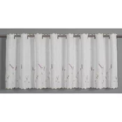 Bela prosojna zavesa 135x45 cm Lavender – Sehlbach