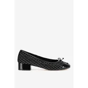 Čevlji s peto NINE WEST WFA2993-1 Črna