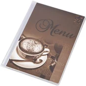 Ovitek za meni, A5, PANTA PLAST Café, kava