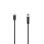 HAMA Kabel USB-C, vtič USB-C - vtič USB-B, USB 2.0, 480 Mbit/s, 1,50 m