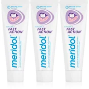 Meridol Fast Action pasta za zube za zaštitu desni za osjetljive zube 3x75 ml