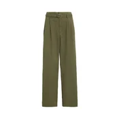 Polo Ralph Lauren Hlače z naborki oliva