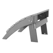 VEVOR Tabure 43x48x33 cm siva zložljiva
