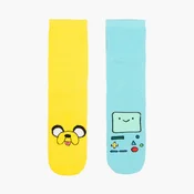 Cropp - Komplet 2 parov nogavic Adventure Time - raznobarvna