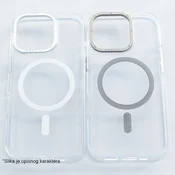 Maska za Samsung S24 Berlia Crystal Armor Magnetic transparent bela