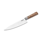 Böker - damastni kuhinjski nož DAMAST OLIVE 21,2 cm, ročaj iz olivnega lesa
