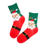 Sokisahtel Nogavice CASPER cotton Christmas socks with Santa mešane barve