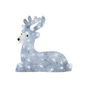 EMOS LED božicni jelen, 31 cm, vanjski, hladna bijela, timer