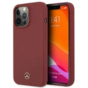 Mercedes etui Silicone Line za iPhone 13 Pro/13 - rdeča