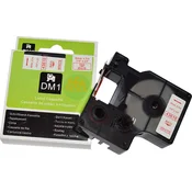 Fenix D1-43615R/W BEL trak - RDEČ izpis, 6mmx7m, nadomešča trak DYMO 43615 D1