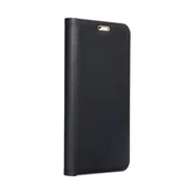 shumee Ovitek Luna Book Gold za Samsung S21 FE črne barve