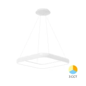 Braytron LED visilica BRY-BELLA-MLP-PD-KVADRATNA-BELA-46W-3U1-IP20