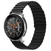 Magnetni remen za sat Samsung Galaxy Watch 4 40mm / 44mm / Huawei Watch GT3 Pro 43mm / Haylou RS4 / Garmin Vivoactive 3 / Venu / Amazfit GTS 2 - black