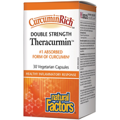 Natural Factors - Theracurmin dvojna moč 60 mg, 30 kapsul