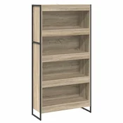 Vidaxl Knjigovni omar 2 szt. Sonoma 80 x 30 x 155 cm Konstruiran les