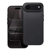 OEM Ohišje za iPhone 17 AIR Carbon Elite Mag Cover, združljivo z MagSafe, črno