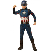 Pustni kostum Avengers Endgame Captain America - Klasičen kostum z velikostjo maske Z