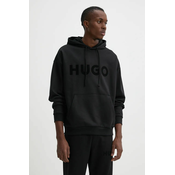 HUGO Pulover  črna