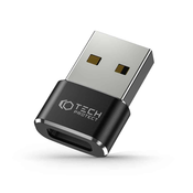 TECH-PROTECT ULTRABOOST ADAPTER USB NA TYPE-C ČRN
