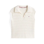 TOMMY HILFIGER Pulover mornarska/rdeča/bela/naravno bela