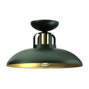 Eko-Light Stropna lampa Felix, zelena/zlatna - Dnevni boravak/blagovaonica - Industrijski dizajn - zelena, zlatna - Metal