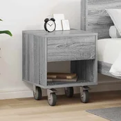Nocni ormaric Siva Sonoma 40,5 x 40 x 48 cm Konstruirano drvo
