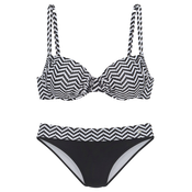 JETTE Bikini  črna / bela
