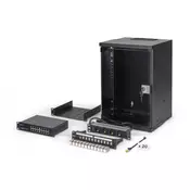 Digitus DN-49103-SET predal 9U Stenska polica Črna