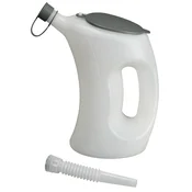 Mjeracka posuda s poklopcem - FLA-PE, bijela, prozirna, 2 l 07 622