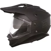 Enduro kaciga Shot Trek Max Vision Solid mat crna