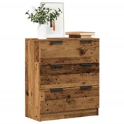 Komoda boja starog drva 60 x 30 x 70 cm od konstruiranog drva