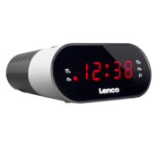 Lenco CR-07 Clock Black,White