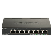 D-Link LAN Switch DGS-1100-08PV2 10/100/1000 8port PoE Smart