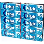 Žvečilni gumi Wrigleys Orbit Peppermint karton 30 kosov 420 g